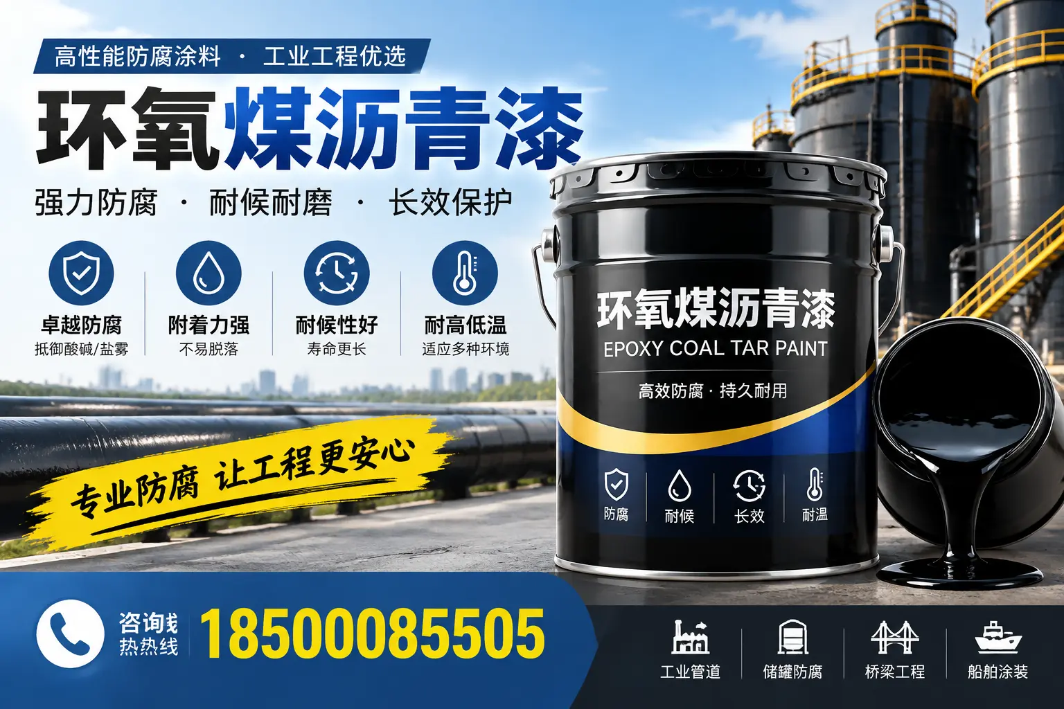 环氧煤沥青漆的施工方法与注意事项，确保在海门顺利完成